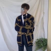 MYQ men's autumn new cardigan knitted sweater, Korean-style trendy and laid-back coat, loose and versatile sweater trend Application Scenario